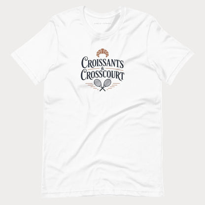 Croissants & Crosscourt Tennis Lifestyle Tee