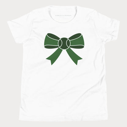Long Game Bow Girls' Tennis Tee