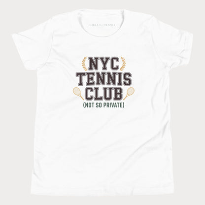 NYC Tennis Club (Not so Private) Youth Tee