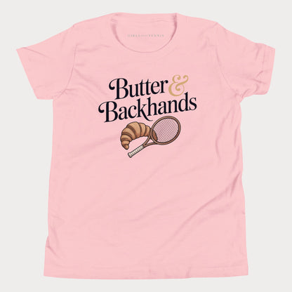 Butter & Backhands Youth Tennis Tee