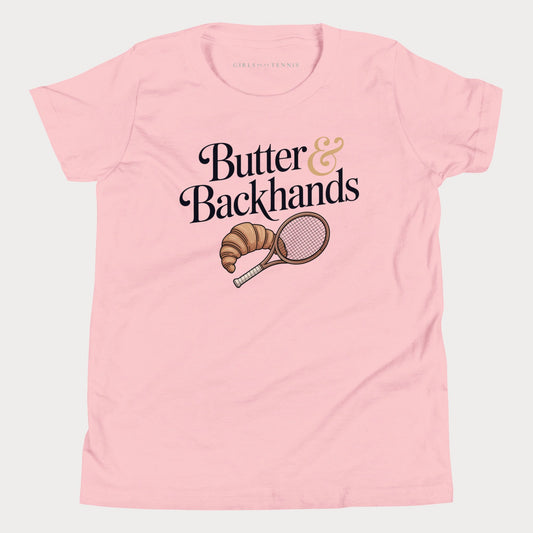 Butter & Backhands Youth Tennis Tee
