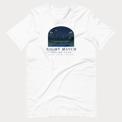 Night Match Social Club Tennis Tee