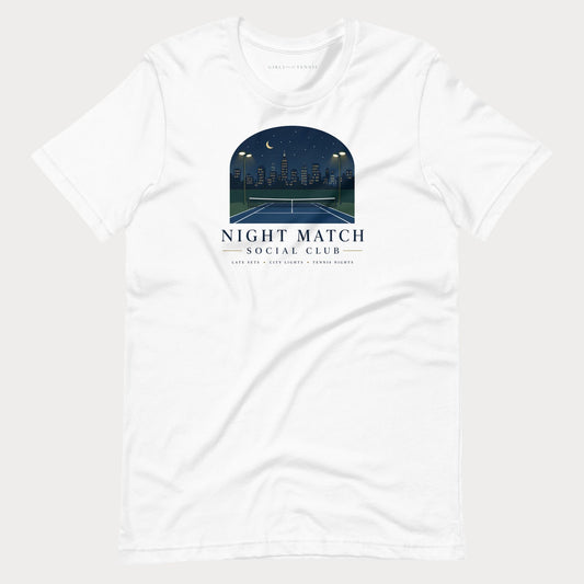 Night Match Social Club Tennis Tee