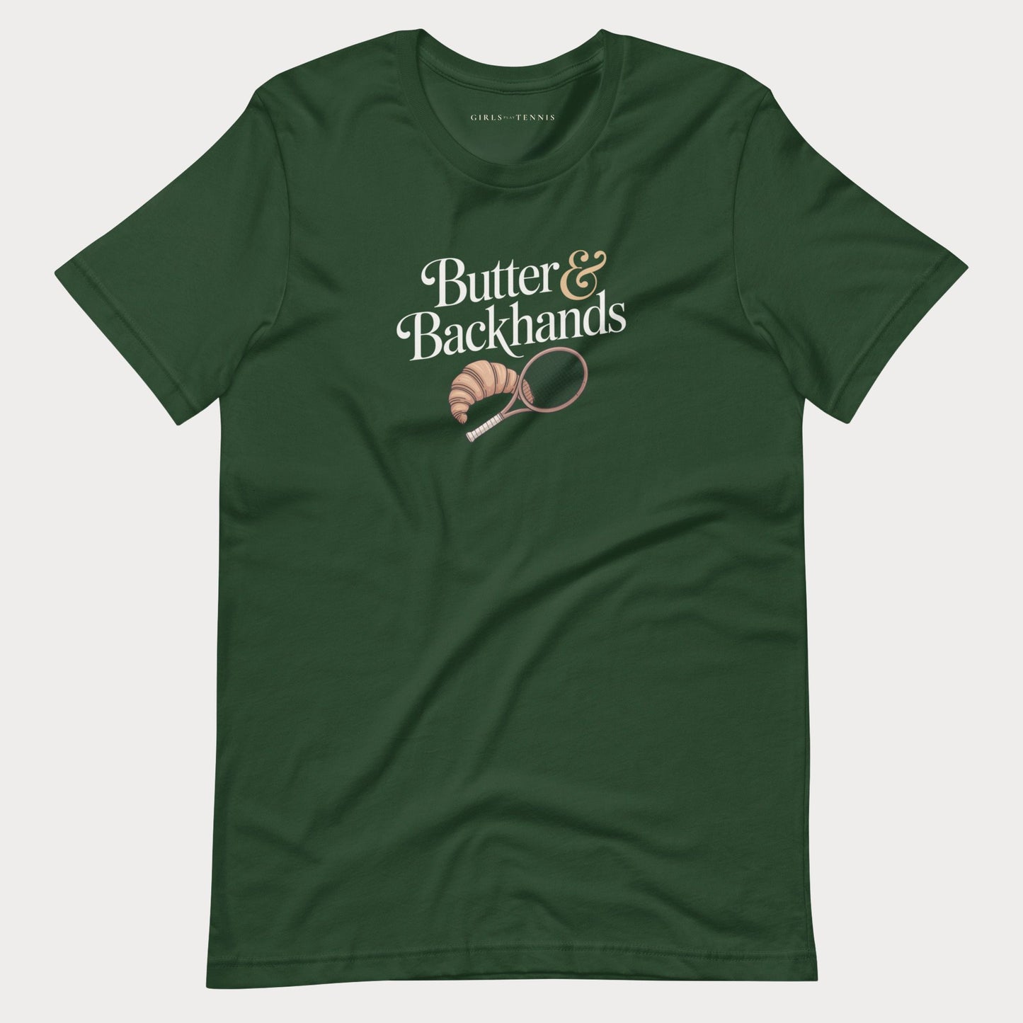 Butter & Backhands Tennis Tee — Dark