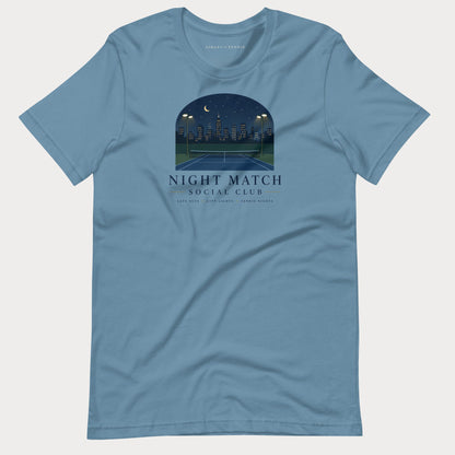 Night Match Social Club Tennis Tee