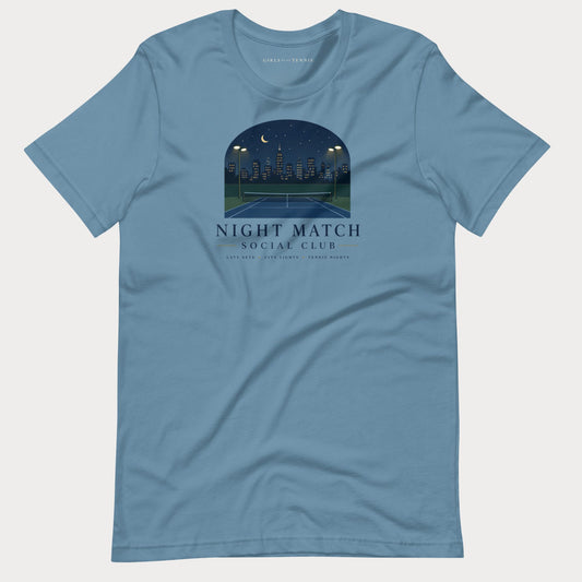 Night Match Social Club Tennis Tee