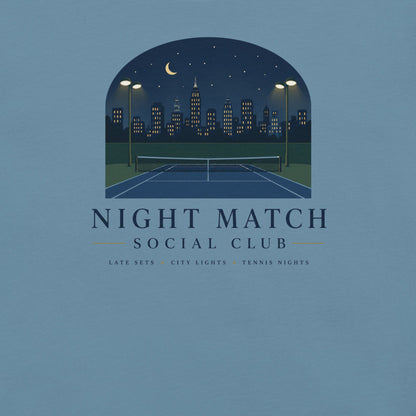 Night Match Social Club Tennis Tee