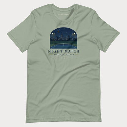 Night Match Social Club Tennis Tee