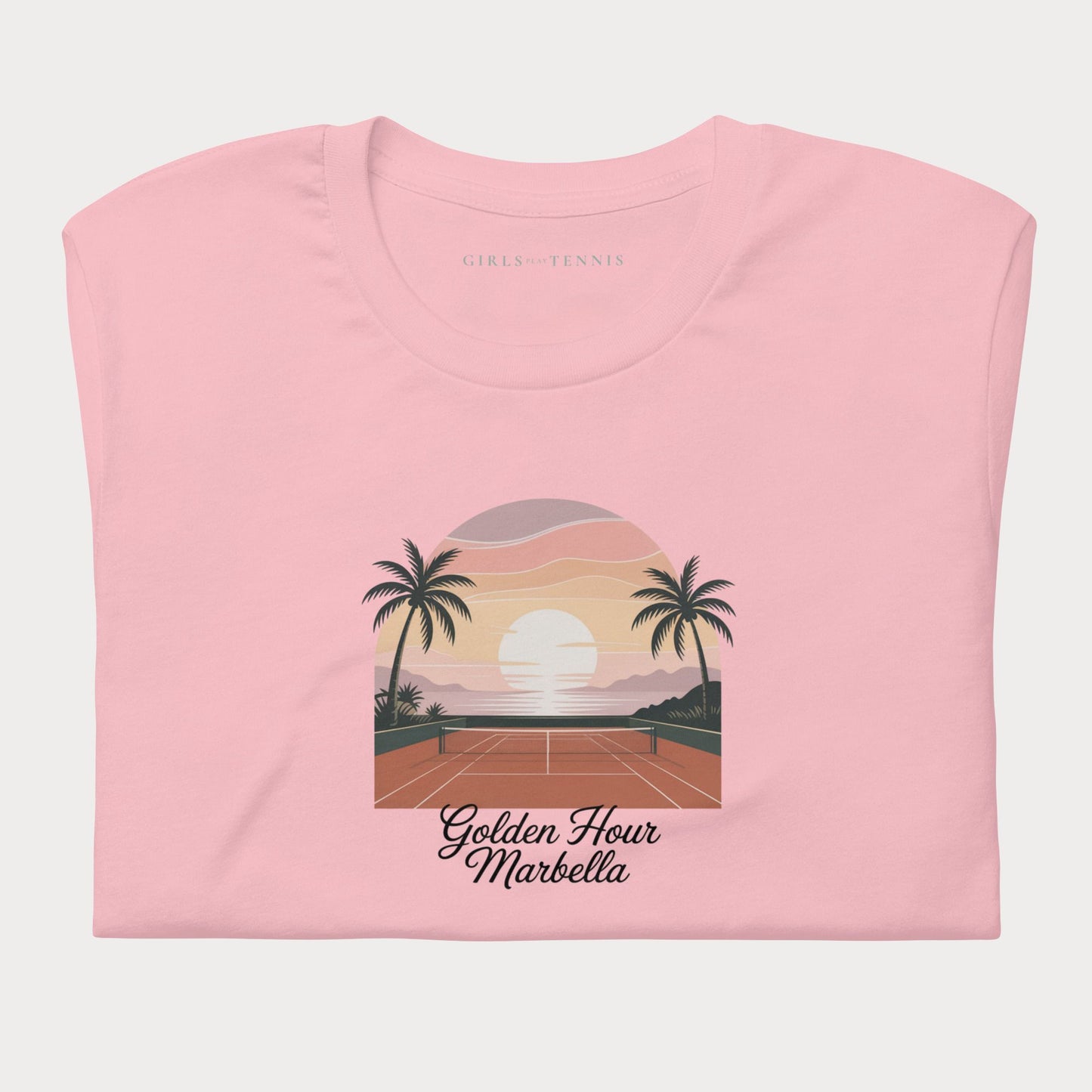 Golden Hour Marbella Tennis Tee