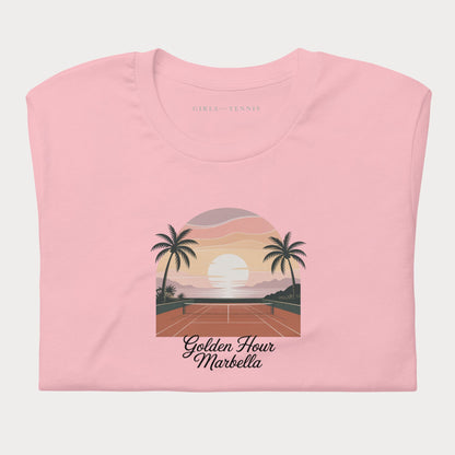 Golden Hour Marbella Tennis Tee