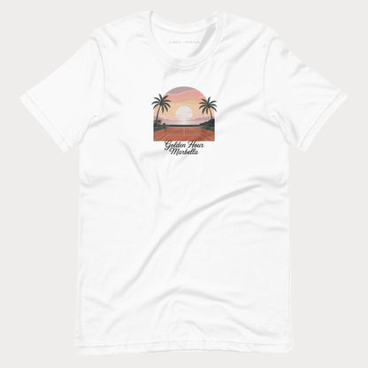 Golden Hour Marbella Tennis Tee
