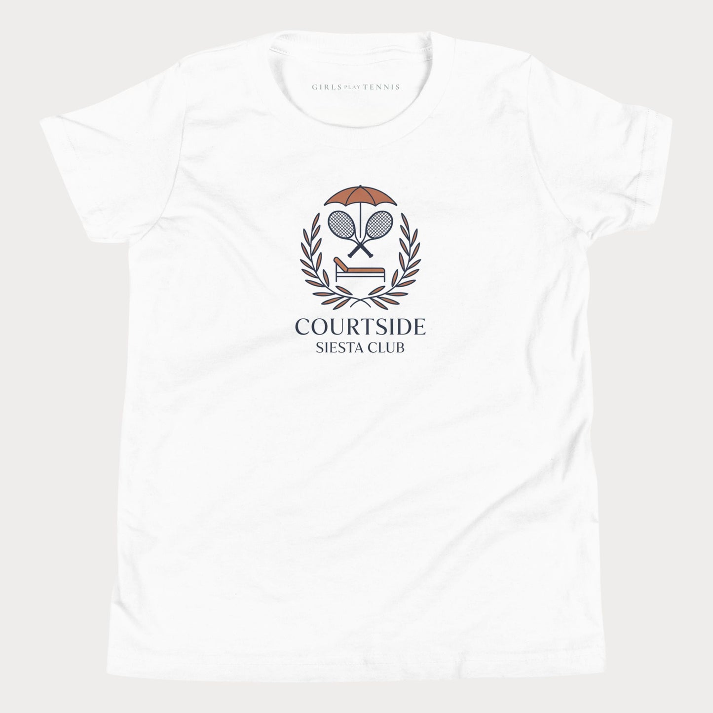 Courtside Siesta Club Youth Tennis Tee