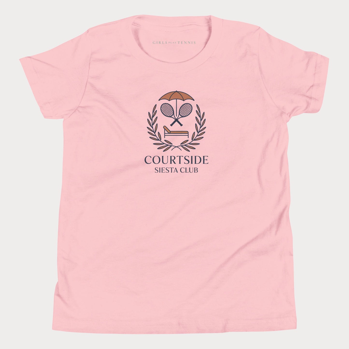 Courtside Siesta Club Youth Tennis Tee