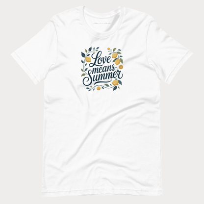 Love Means Summer Tennis Tee - Adult