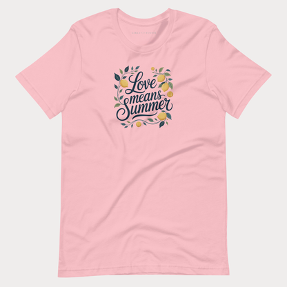 Love Means Summer Tennis Tee - Adult
