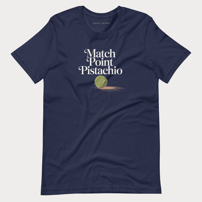 Match Point Pistachio Tennis Tee — Dark