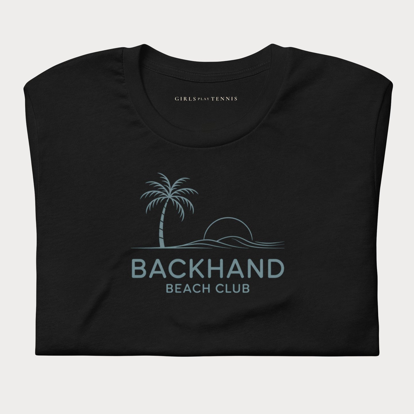 Backhand Beach Club Tennis Tee