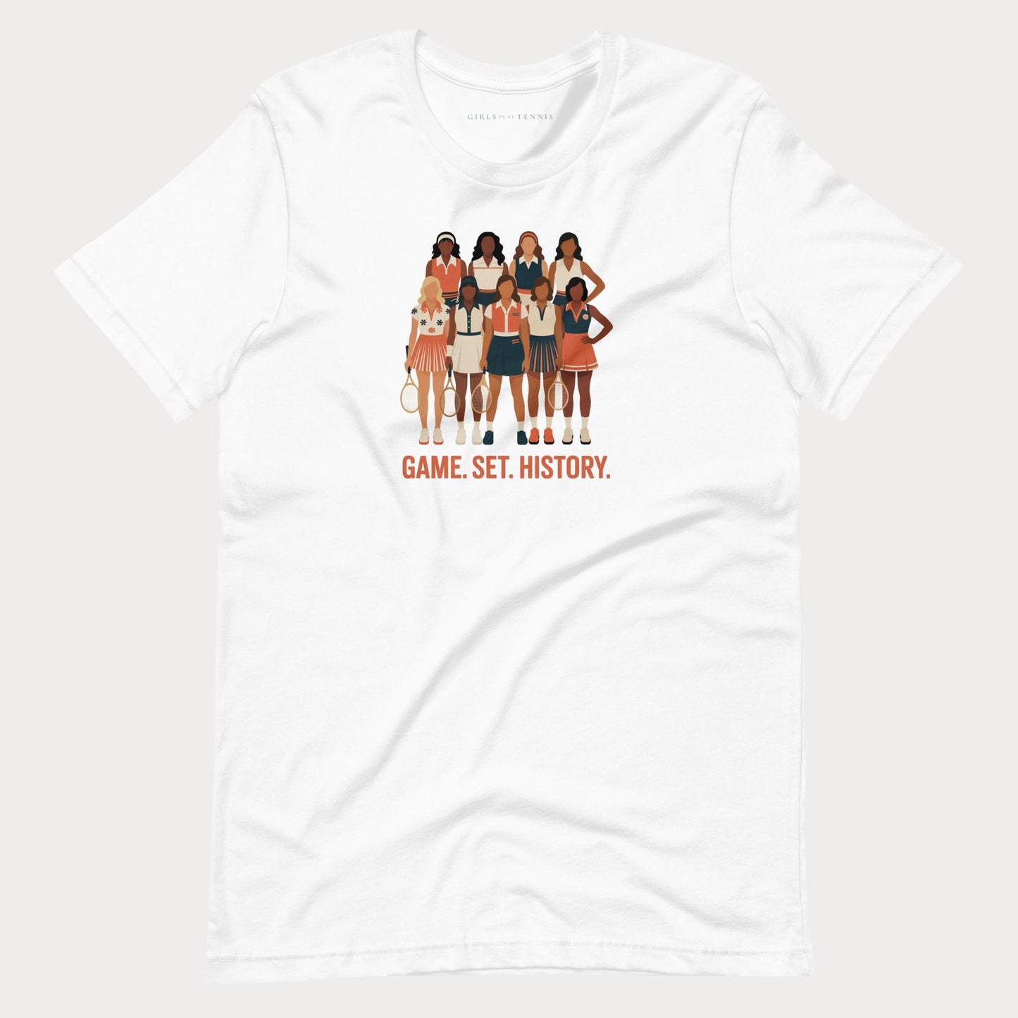 Game. Set. History Girls Tennis Tee
