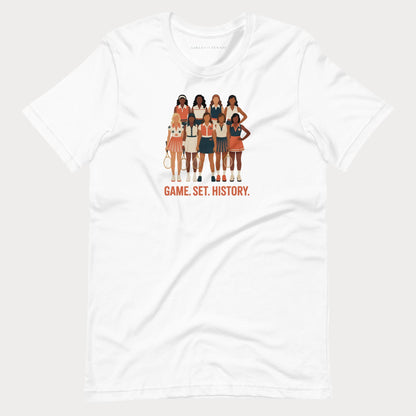 Game. Set. History Girls Tennis Tee