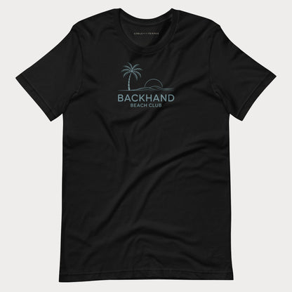 Backhand Beach Club Tennis Tee