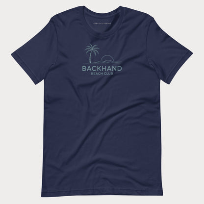 Backhand Beach Club Tennis Tee