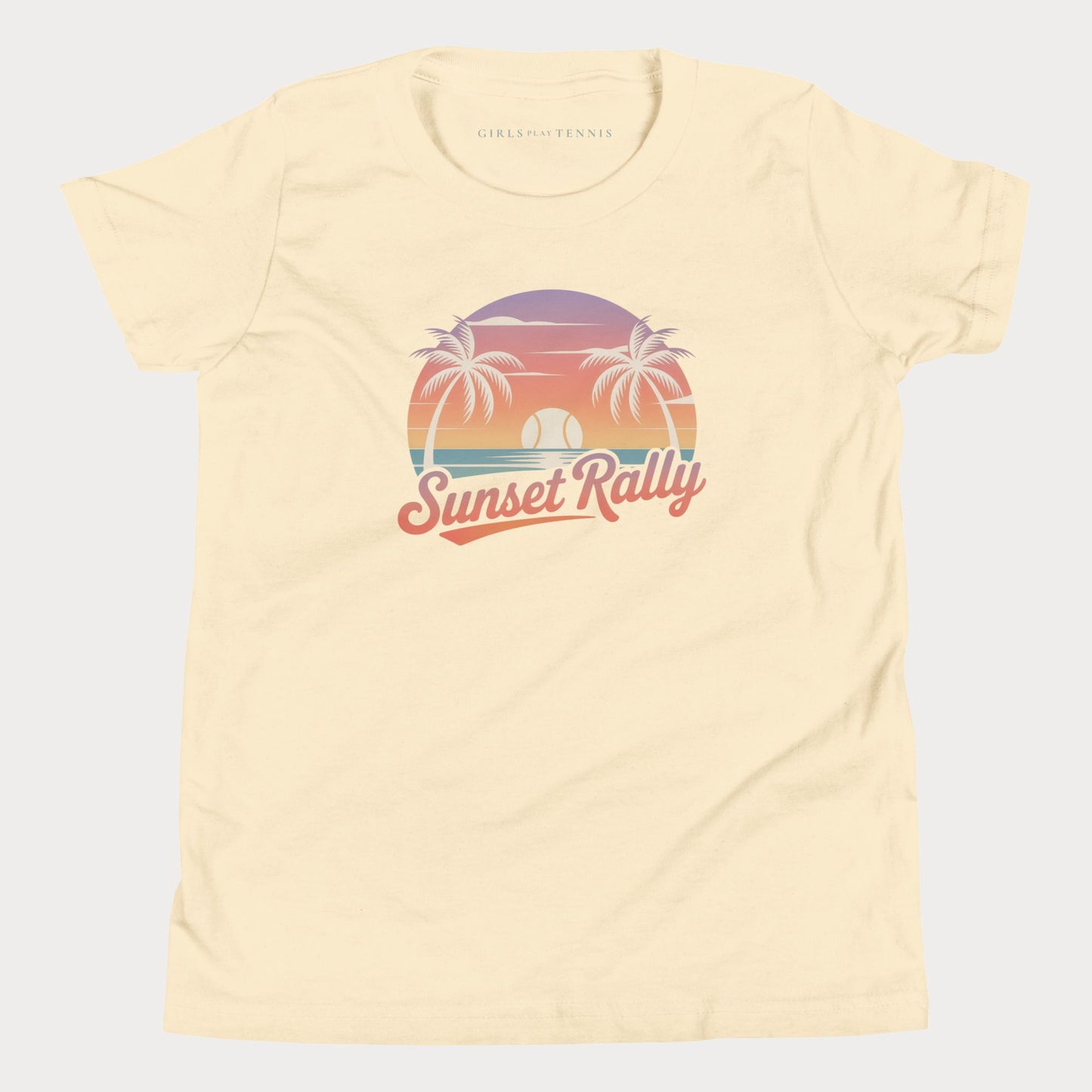 Sunset Rally Youth Tennis Tee
