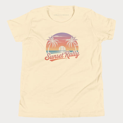 Sunset Rally Youth Tennis Tee