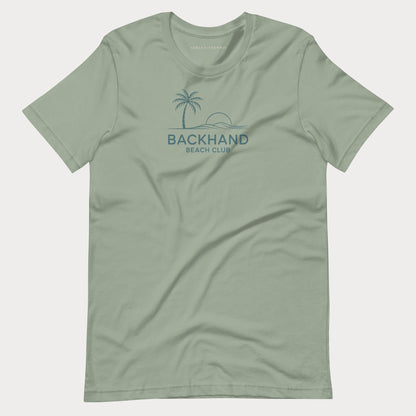 Backhand Beach Club Tennis Tee