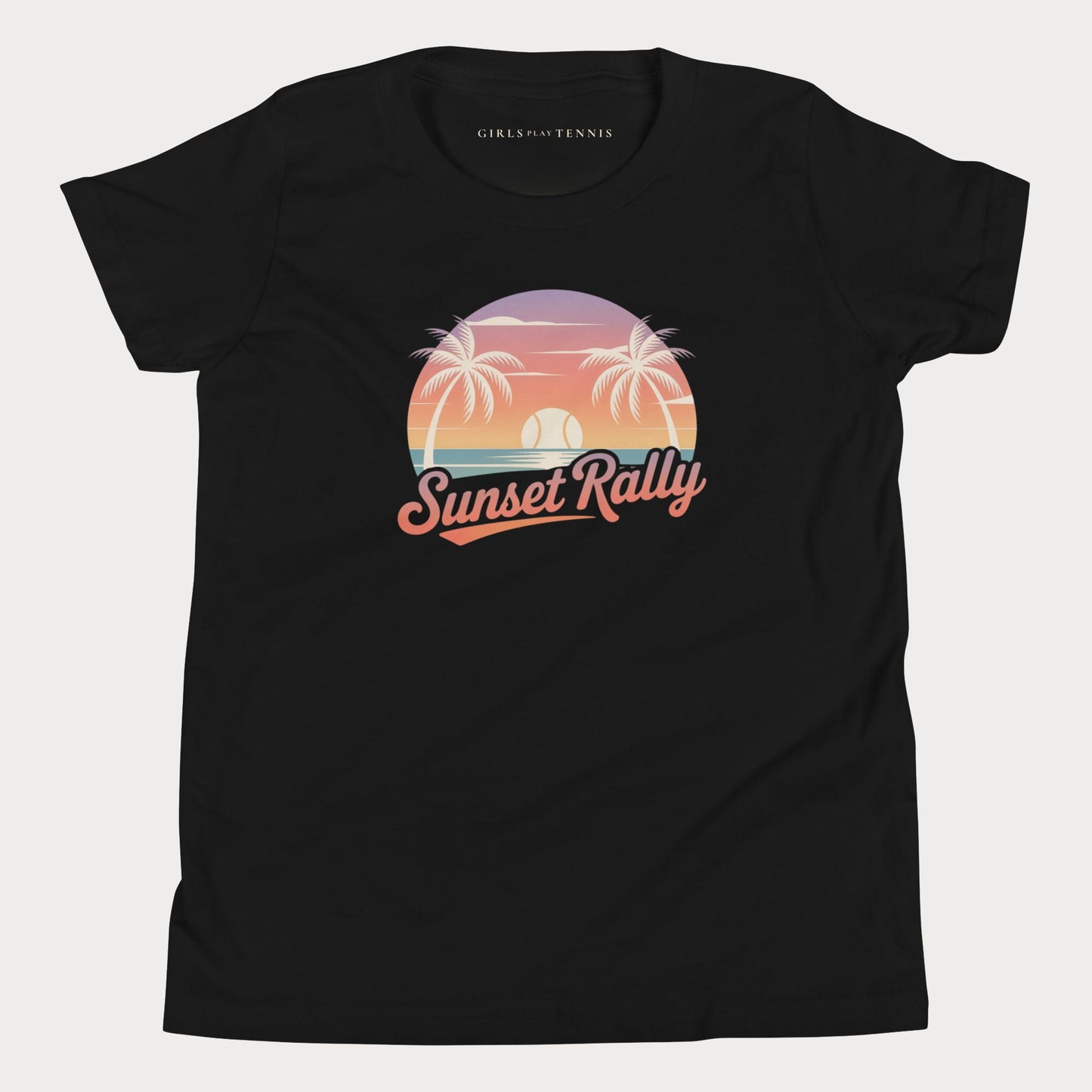 Sunset Rally Youth Tennis Tee