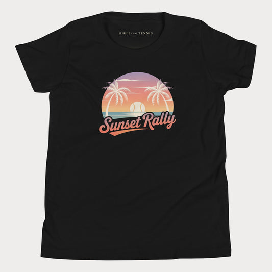 Sunset Rally Youth Tennis Tee