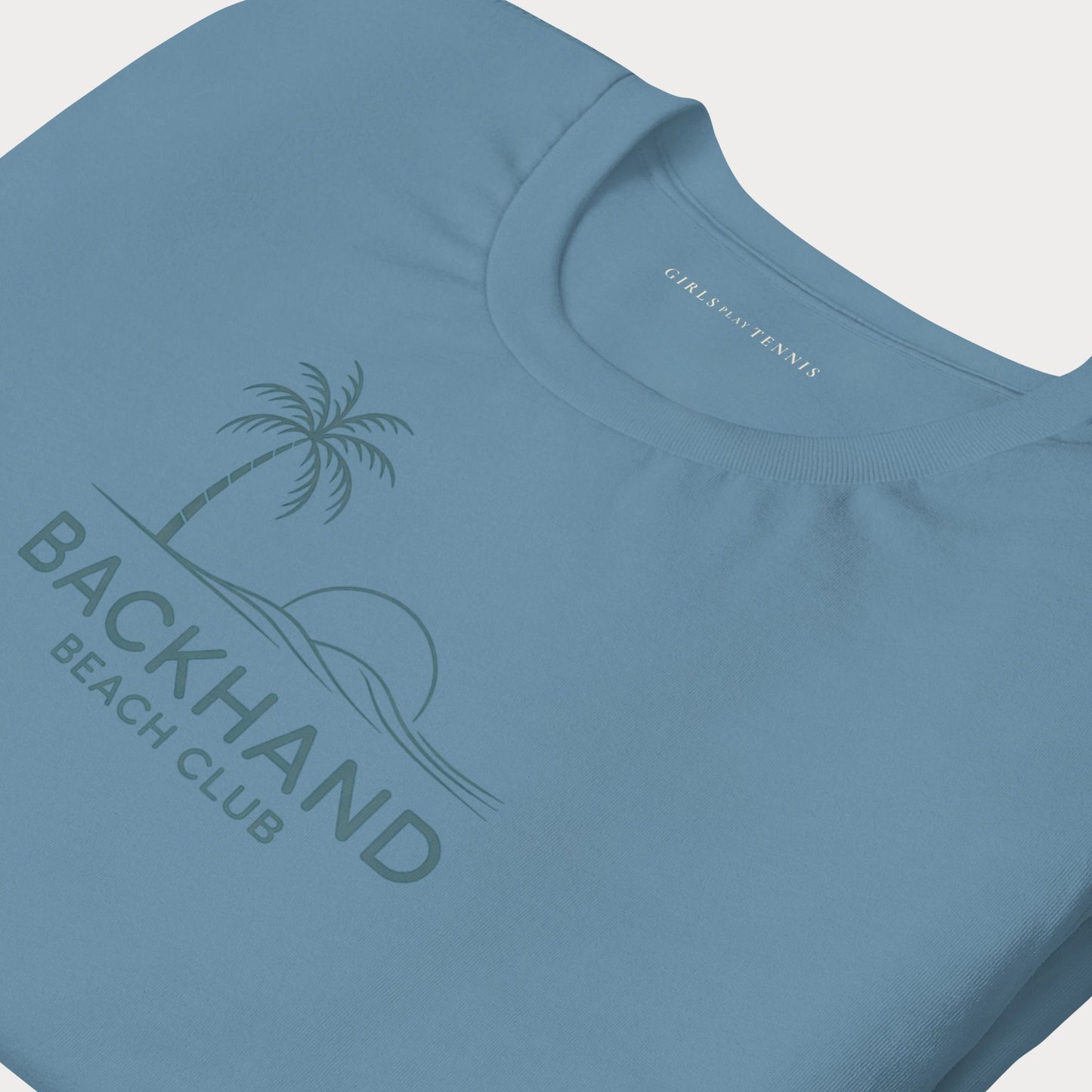 Backhand Beach Club Tennis Tee