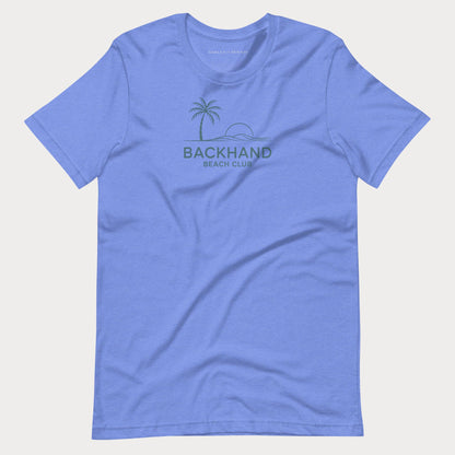 Backhand Beach Club Tennis Tee