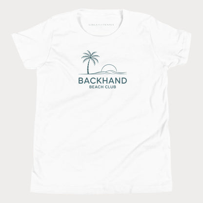 Backhand Beach Club Youth Tennis T-Shirt
