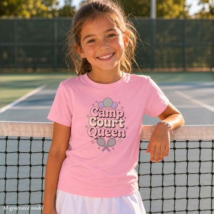 Camp Court Queen Tennis Tee