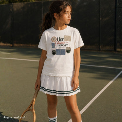Her Game Forever Tennis Tee