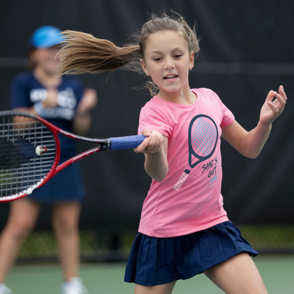 She's Got Game Girls Tennis T-Shirt