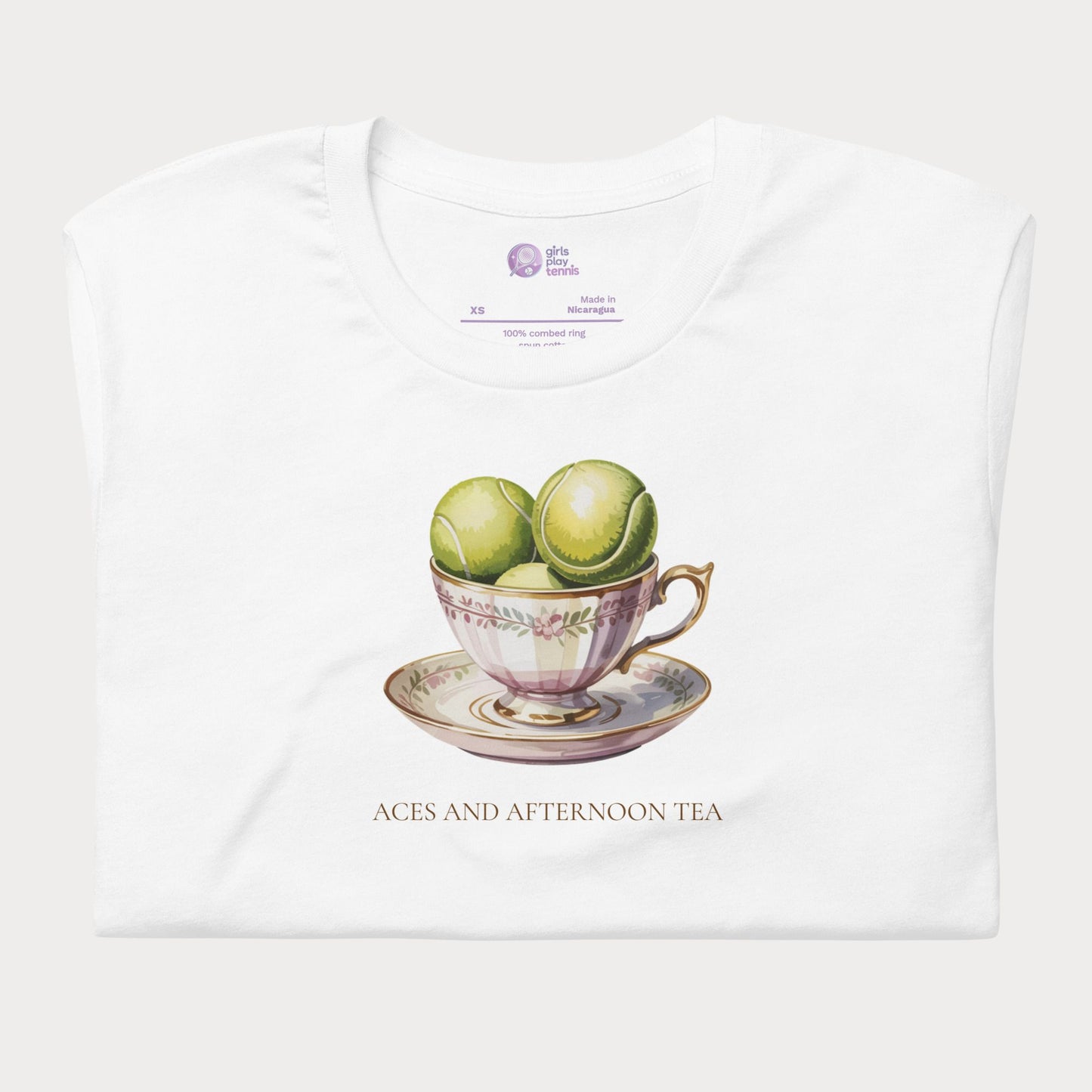Aces and Afternoon Tea Women’s Tennis Lifestyle Tee