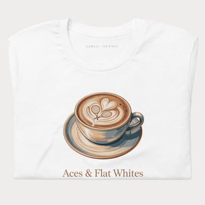 Aces & Flat Whites Women's Lifestyle Tennis Tee