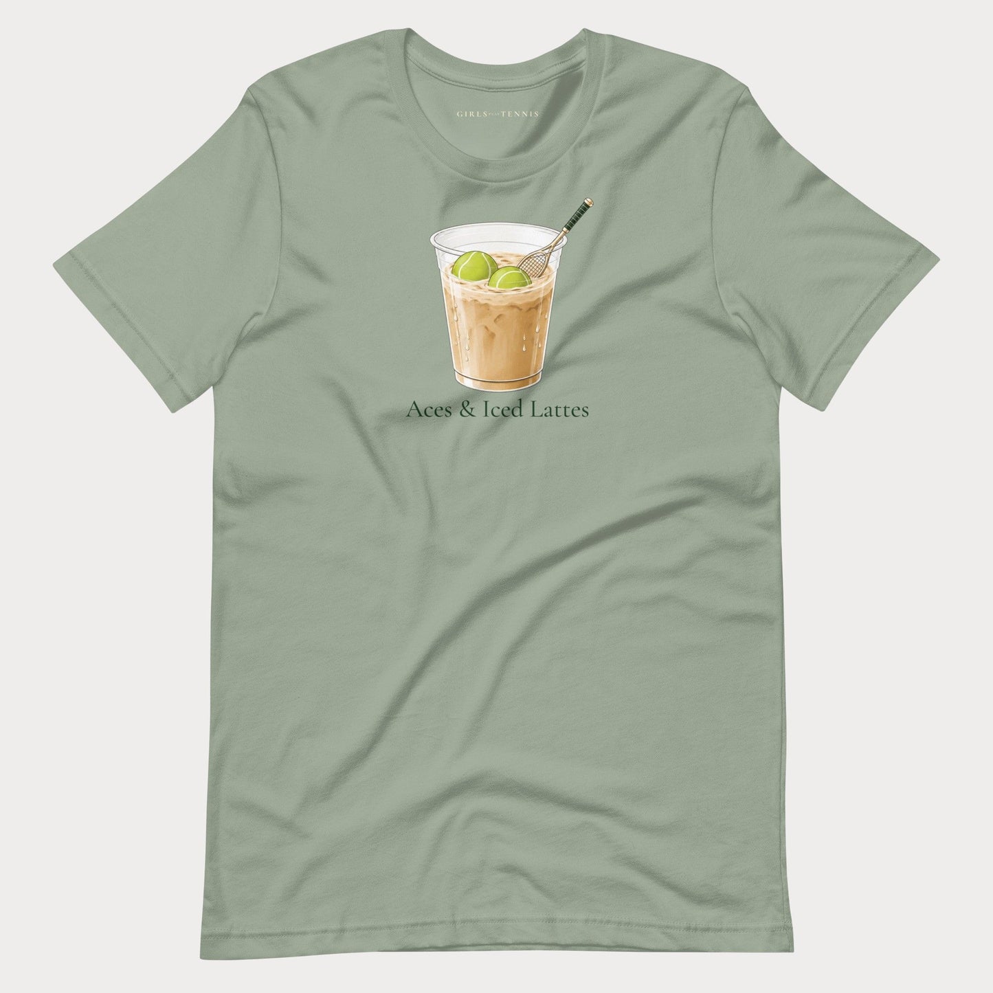 Aces & Iced Lattes Tennis Tee