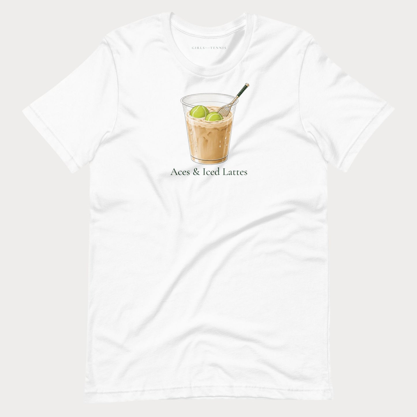 Aces & Iced Lattes Tennis Tee