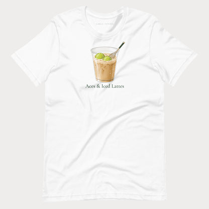 Aces & Iced Lattes Tennis Tee
