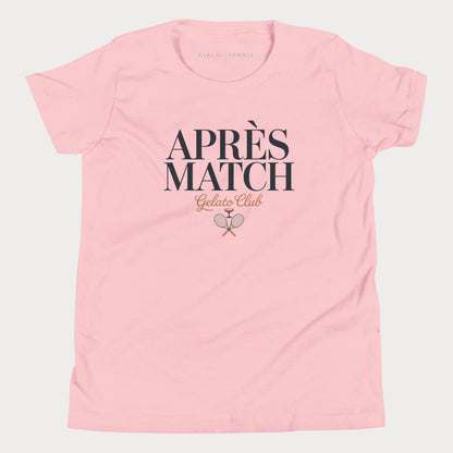 Après Match Gelato Club Youth Tennis Tee
