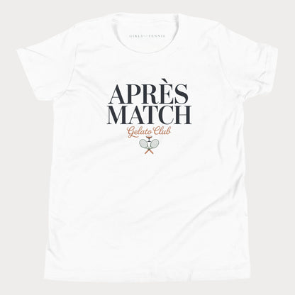 Après Match Gelato Club Youth Tennis Tee