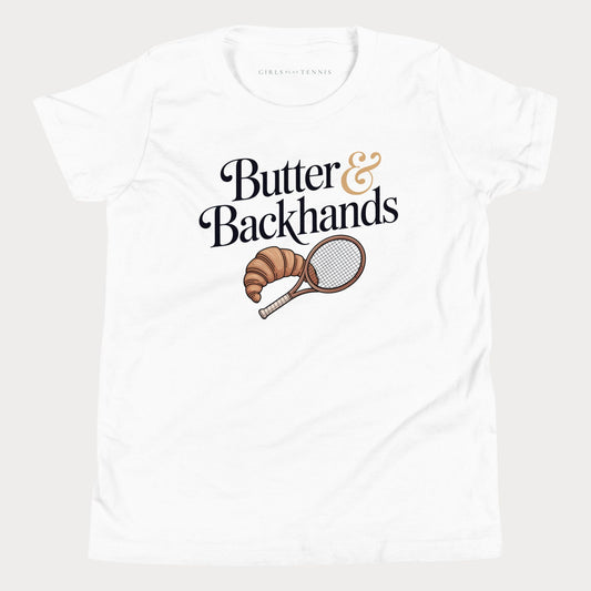 Butter & Backhands Youth Tennis Tee