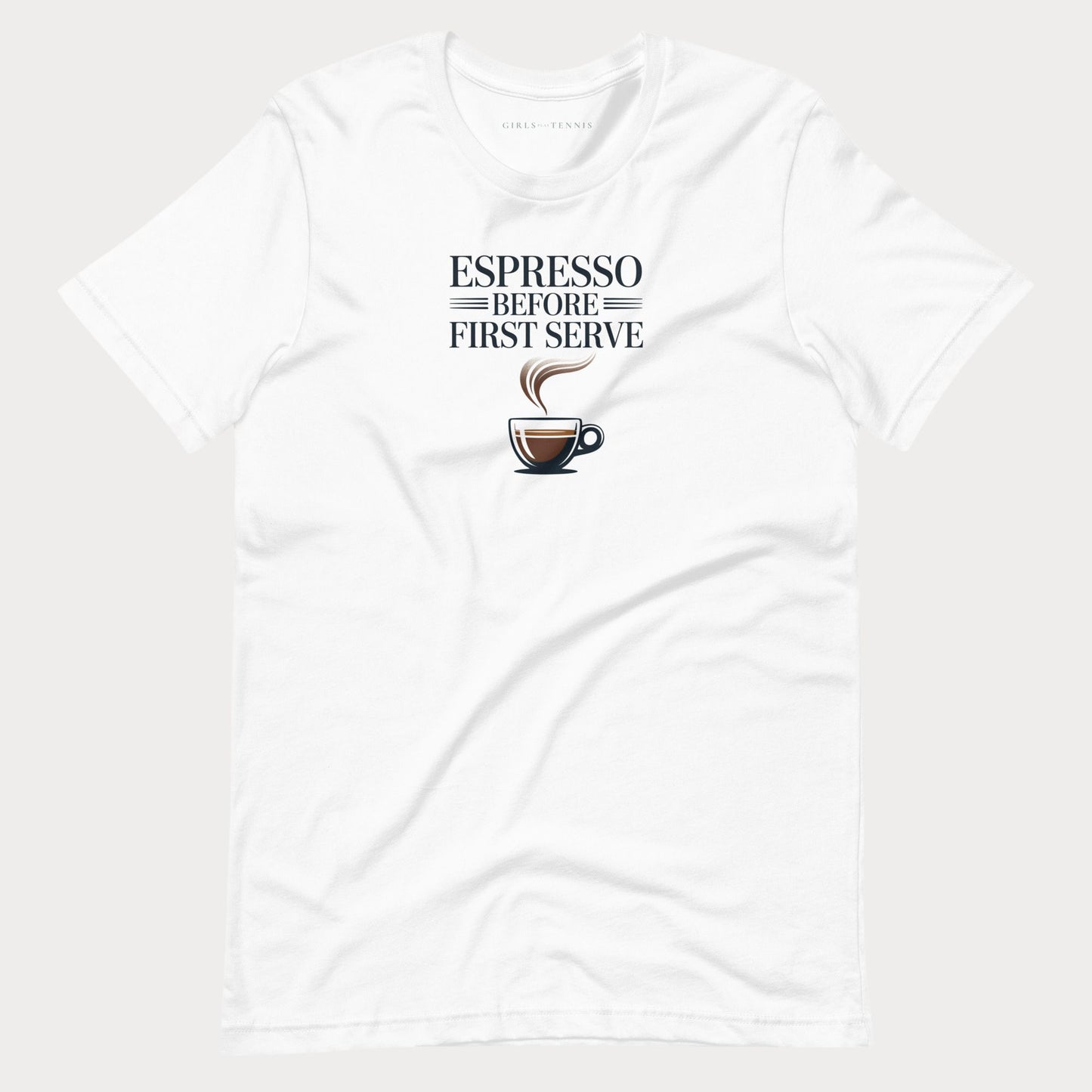 Espresso Before First Serve Women's Tennis Tee