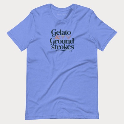 Gelato & Groundstrokes Lifestyle Tennis Tee