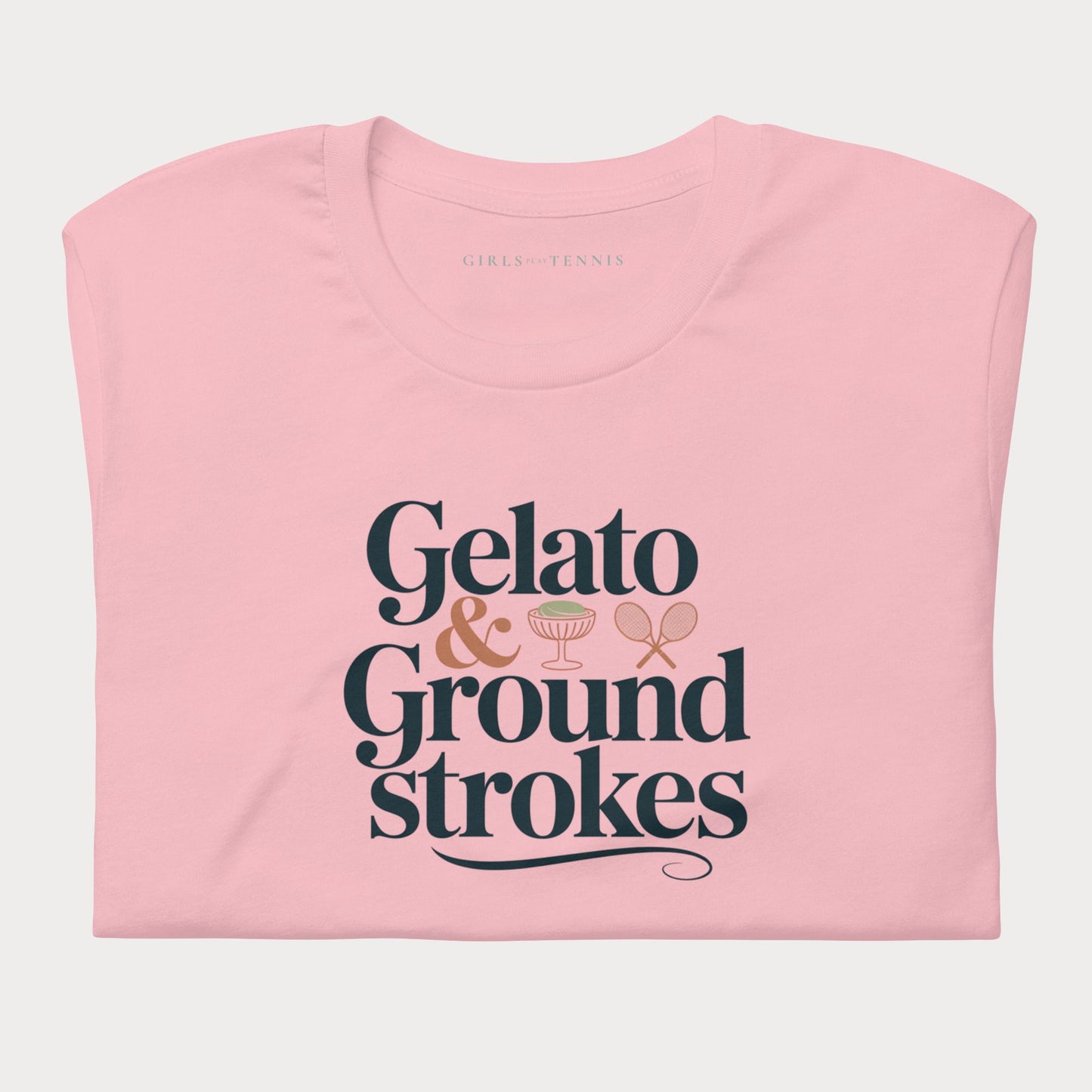 Gelato & Groundstrokes Lifestyle Tennis Tee