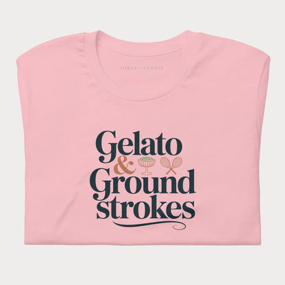 Gelato & Groundstrokes Lifestyle Tennis Tee