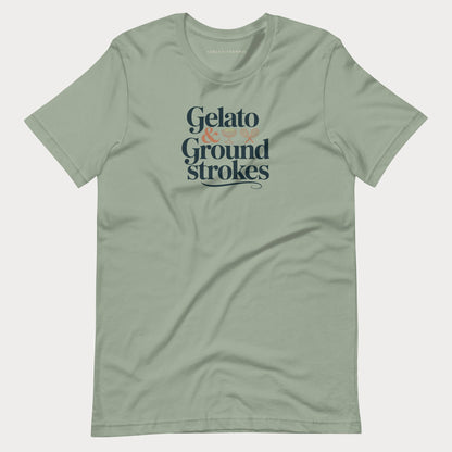 Gelato & Groundstrokes Lifestyle Tennis Tee