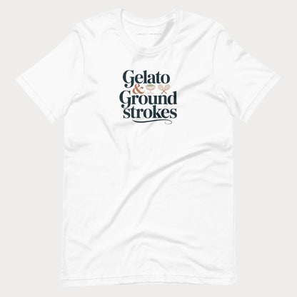Gelato & Groundstrokes Lifestyle Tennis Tee